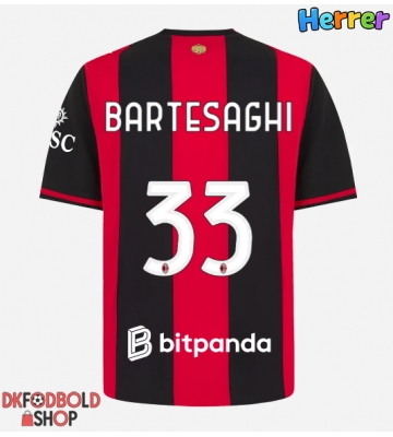 AC Milan Davide Bartesaghi #33 Hjemmebanetrøje 2026-27 Kort ærmer AC Milan Davide Bartesaghi #33 Hjemmebanetrøje 2026-27 Kort ærmer